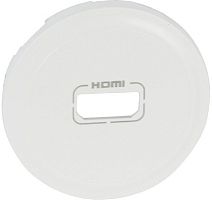 Лицевая панель Legrand Celiane для 1-м. розетки HDMI белый картинка